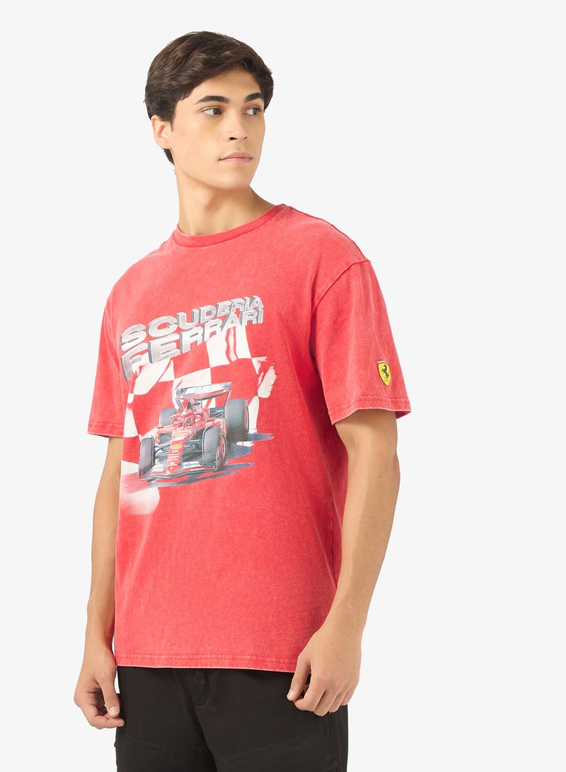 PUMA Ferrari Graphic Logo T-Shirt Ii - Image 1